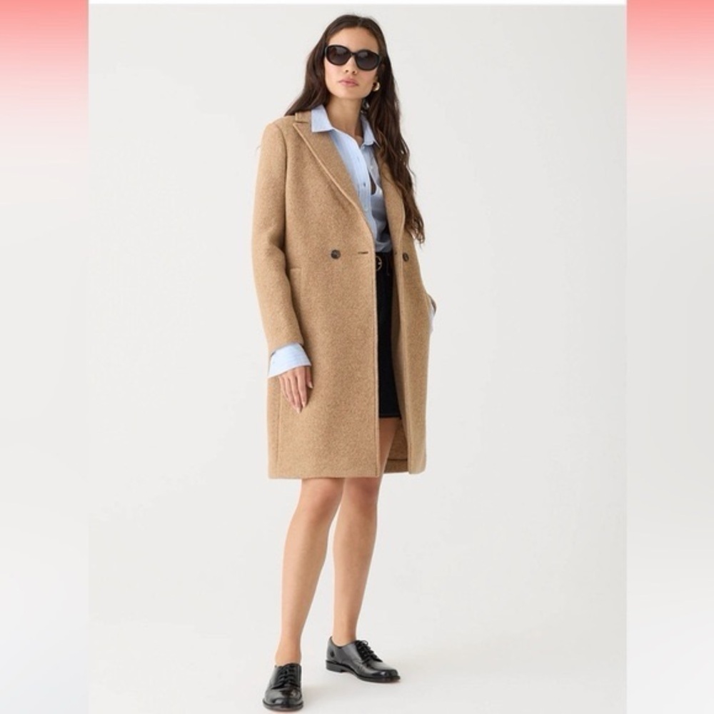 J Crew Daphne Italian Boiled Wool Topcoat Size 20 NWT
